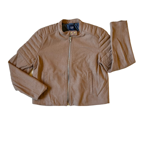 GAP Jackets & Blazers - Gap Tan Zip Up Bomber Jacket Size XL